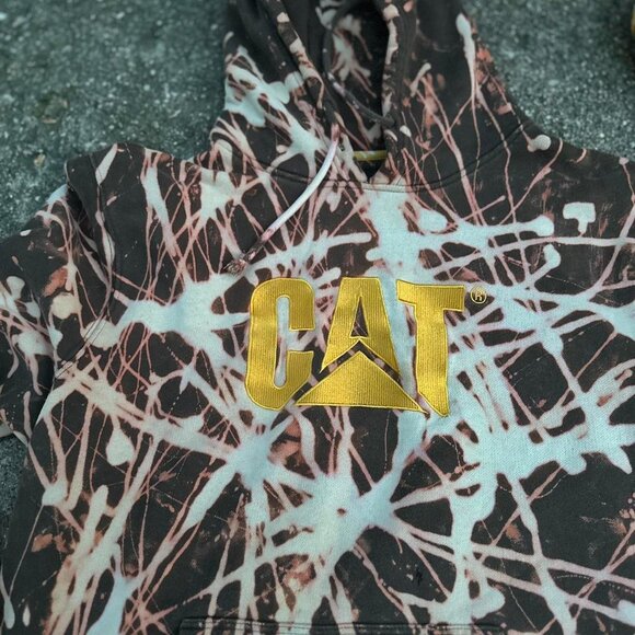 HANDMADE, Reverse Dyed - CAT XXL Hoodie - Picture 2 of 5